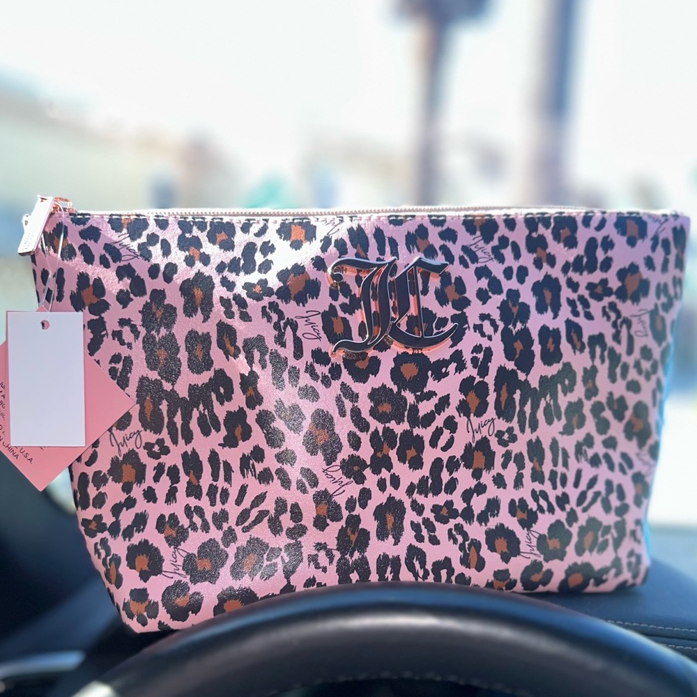 Juicy Couture Leopard Cosmetic Bag